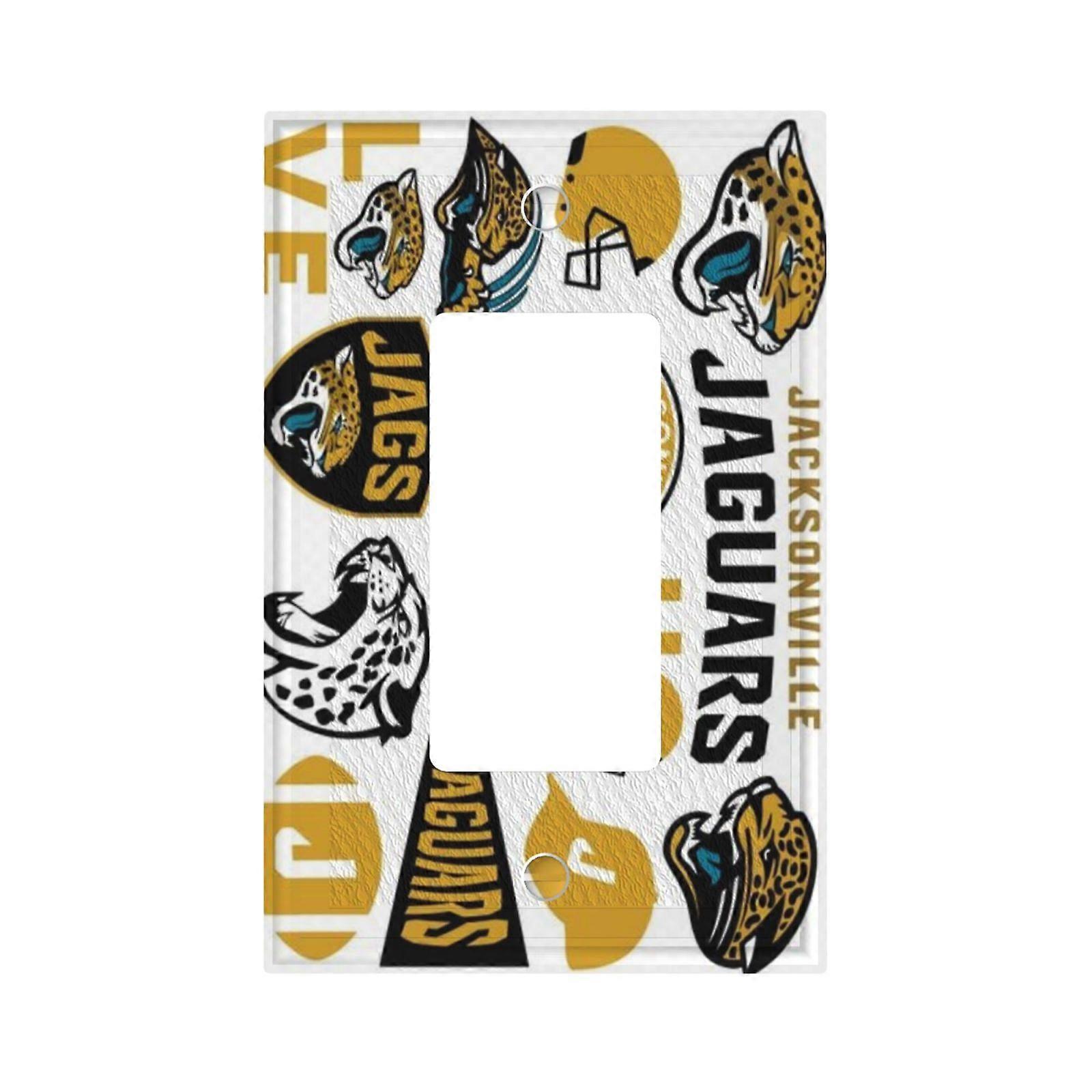 Jaguars Switching Lights Single Leather Roman Frame Switch Panel Wall Panel Single Double/Pull Light Switch