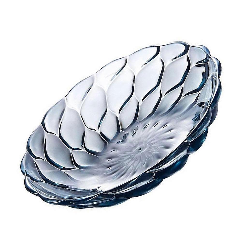 Fruit Storage Plate for Storage 1Pcs Blue Delicate Petal Fruit Tray