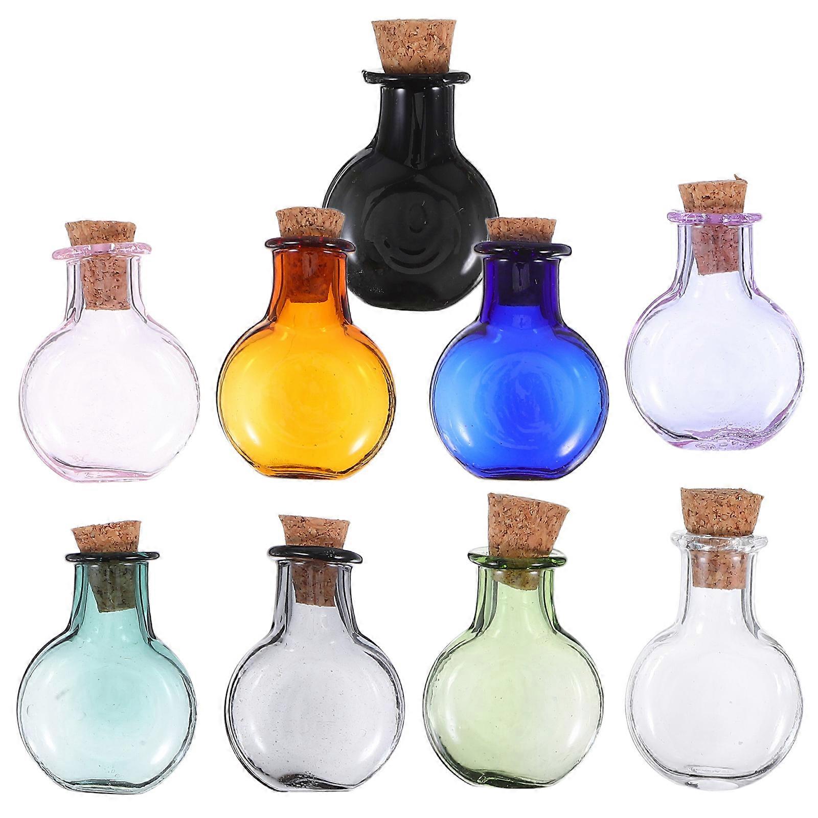 Mini Glass Bottles for Storage Use 27Pcs Small Glass Jar with Cork