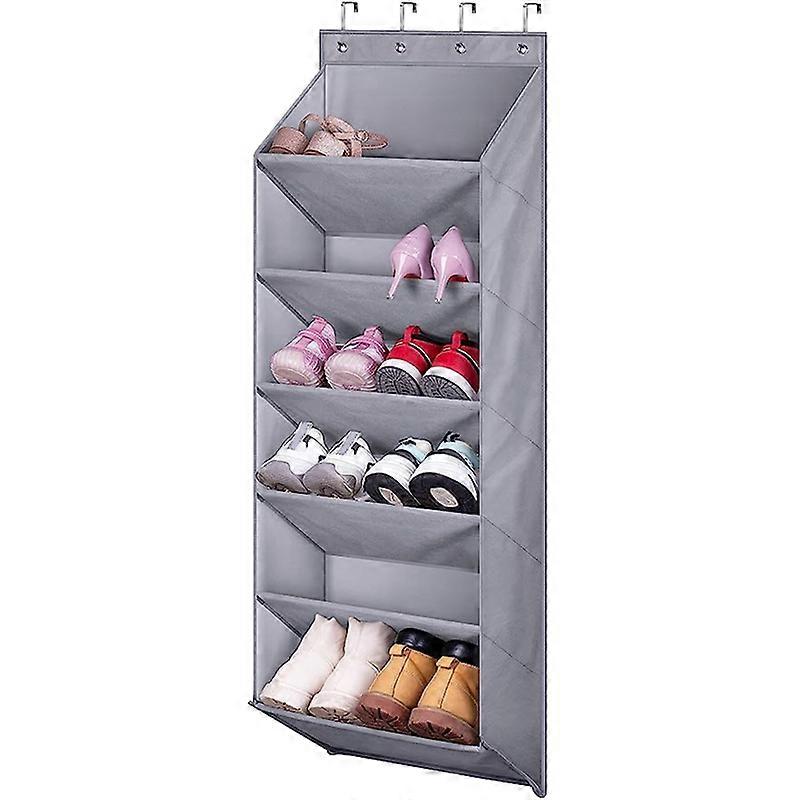 Shoe Rack with Deep Pockets for 12 Pairs of Shoe Organizer for Closet