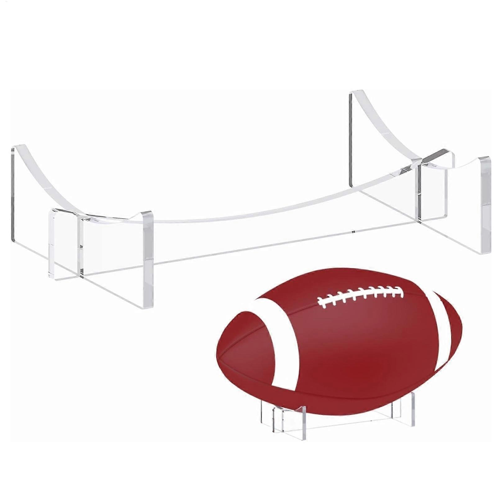 Acrylic Football Stand Clear Desktop Display Rack For Soccer Basketball Autographed Souvenir Ball Holder