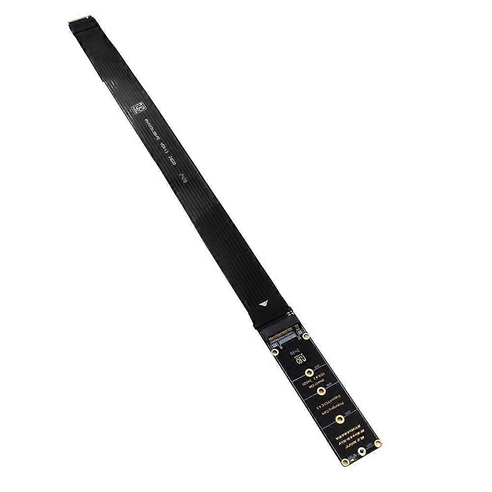 M.2 NVMe SSD Extension Cable PCIe 4.0 X4 M-Key High-Speed Data Transfer Flexible Extender for M.2 NGFF SSD A