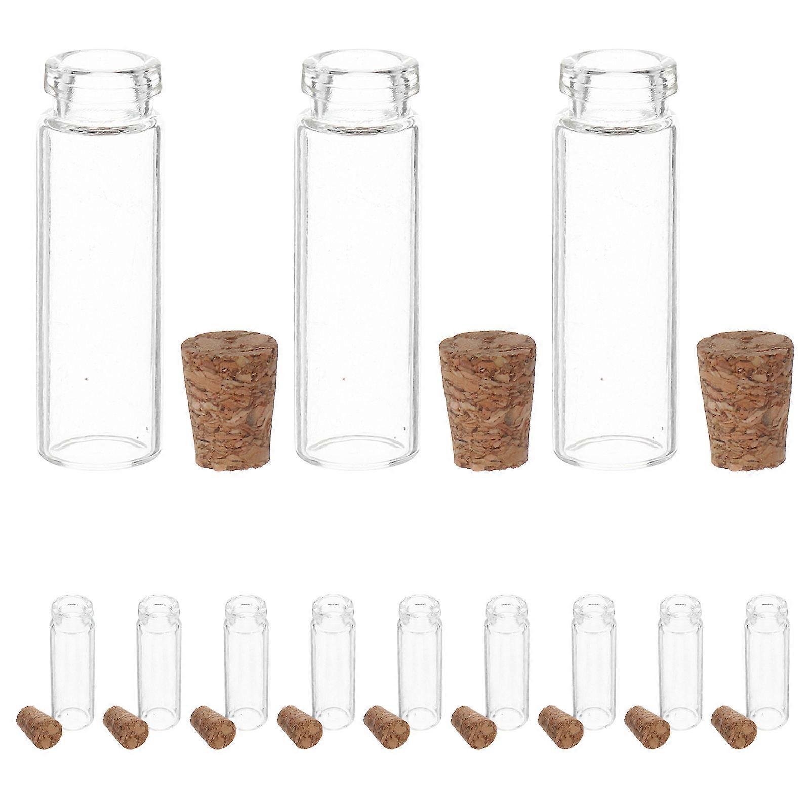 Cylindrical Mini Wishing Bottles 120 Pcs Ideal For Message In A Decorative Purposes Featuring Tops For DIY Crafting