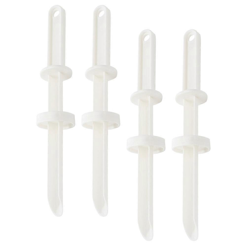 Stuffing Sausages Kitchen Food Injector 4Pcs Household Use For Meats Poultry Fish Versatile PP Tool