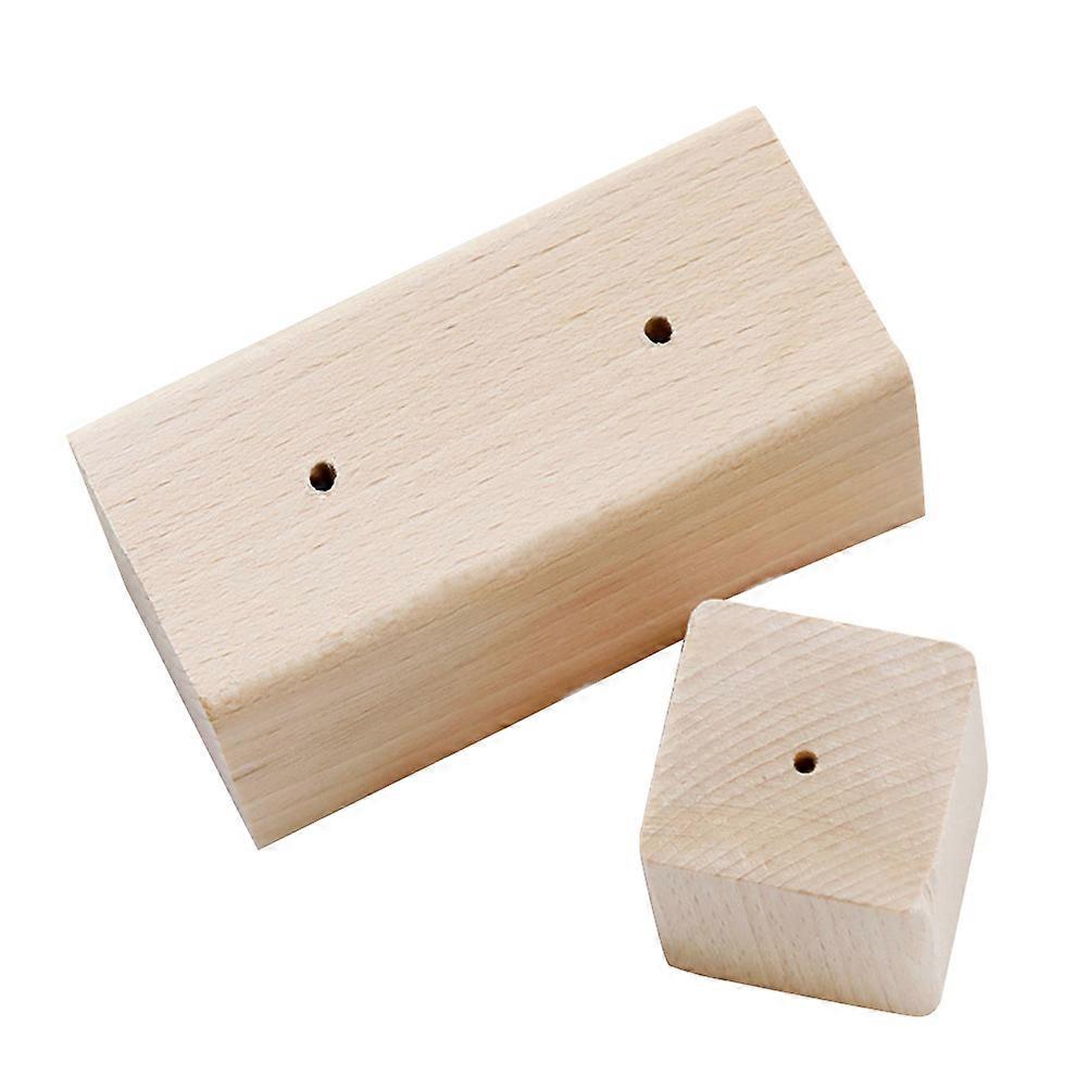 Flower Placement Tables Wooden Carving Bases for Baking 6Pcs