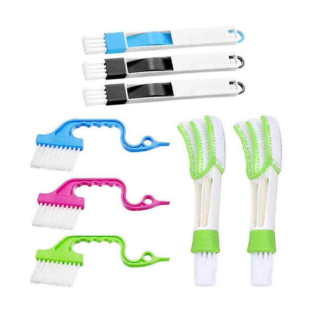Window Slot Brush for Home Cleaning Wet and Dry Use 24Pcs Set