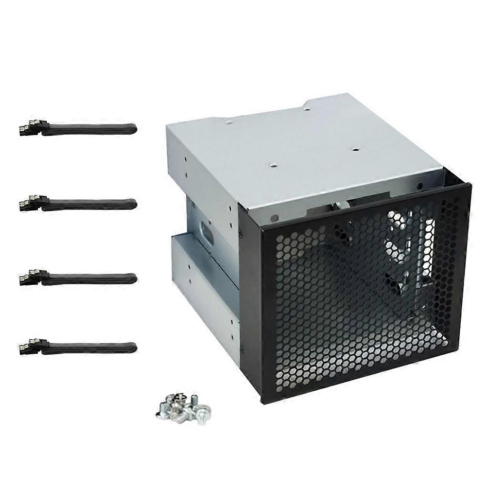Aluminum Alloy Hard Disk Mounting Bracket for Storage Use 2Pcs Silver