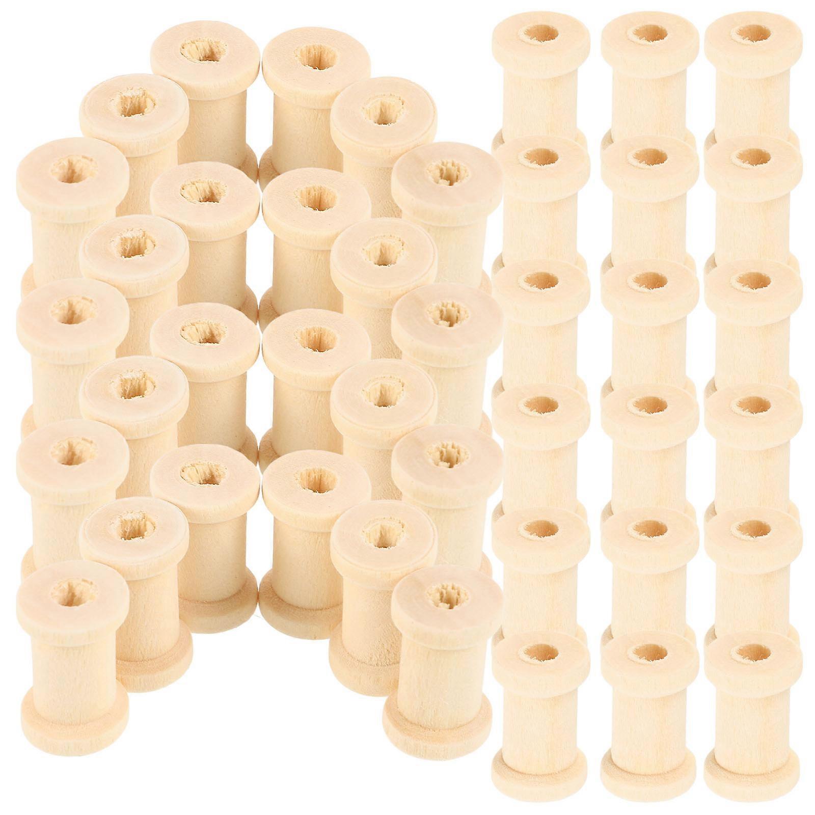 Wooden Spool Holder for Sewing Thread with Knitting Function 200Pcs
