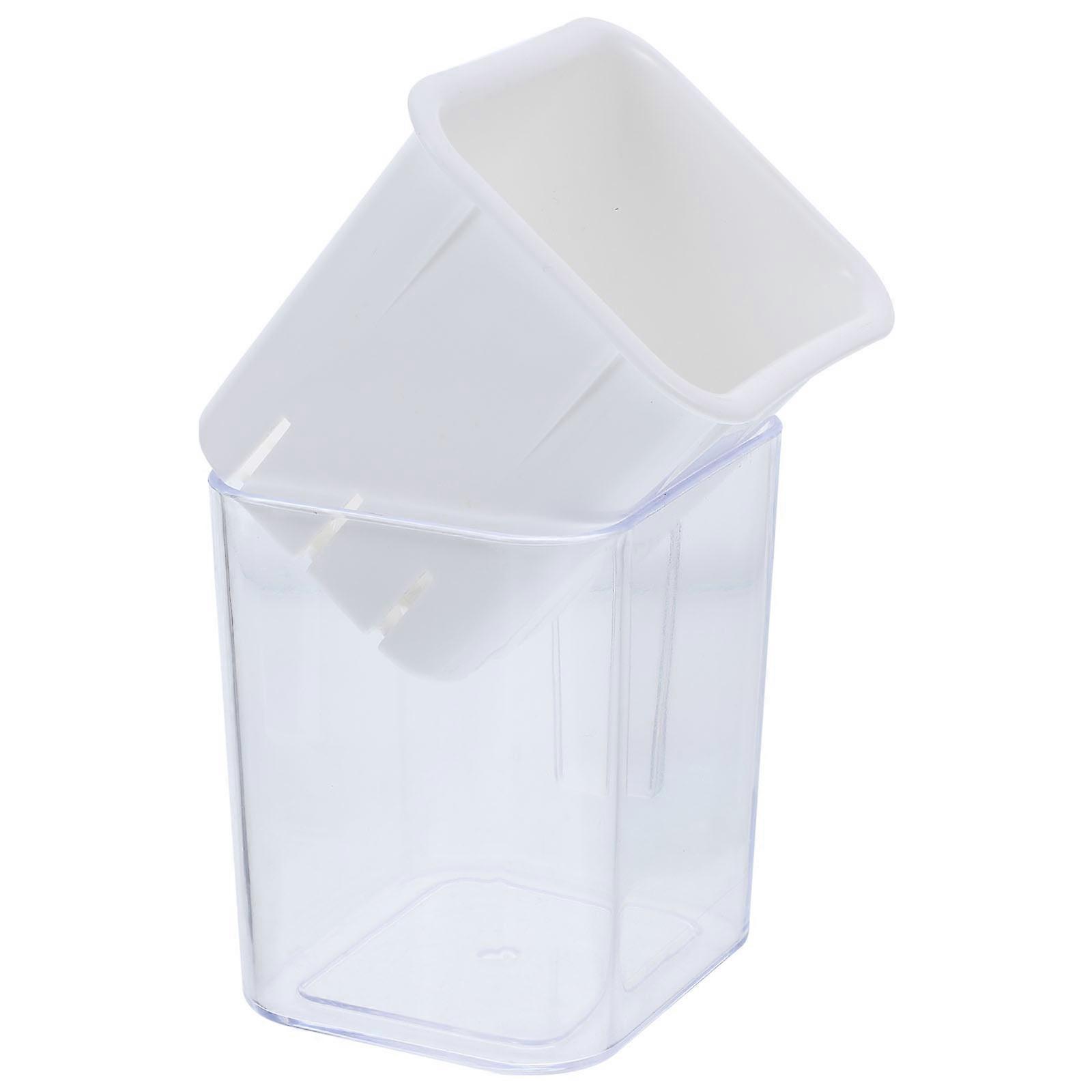 Plastic Pegboard Flower Pot Planters for Storage Transparent 2Pcs