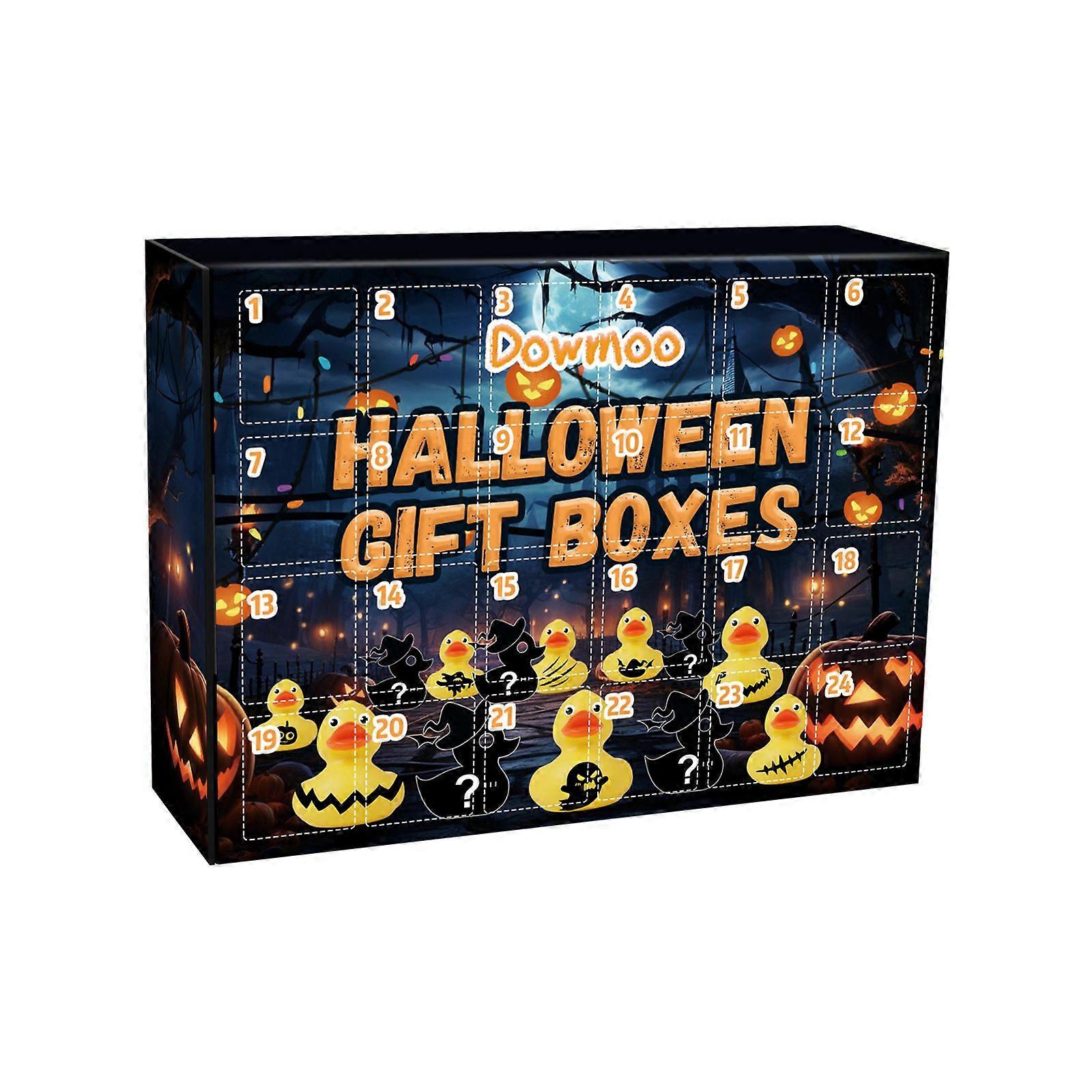 Halloween Ente Blindbox Advent Countdown 24 Raster Überraschung Ornamente Gummiente