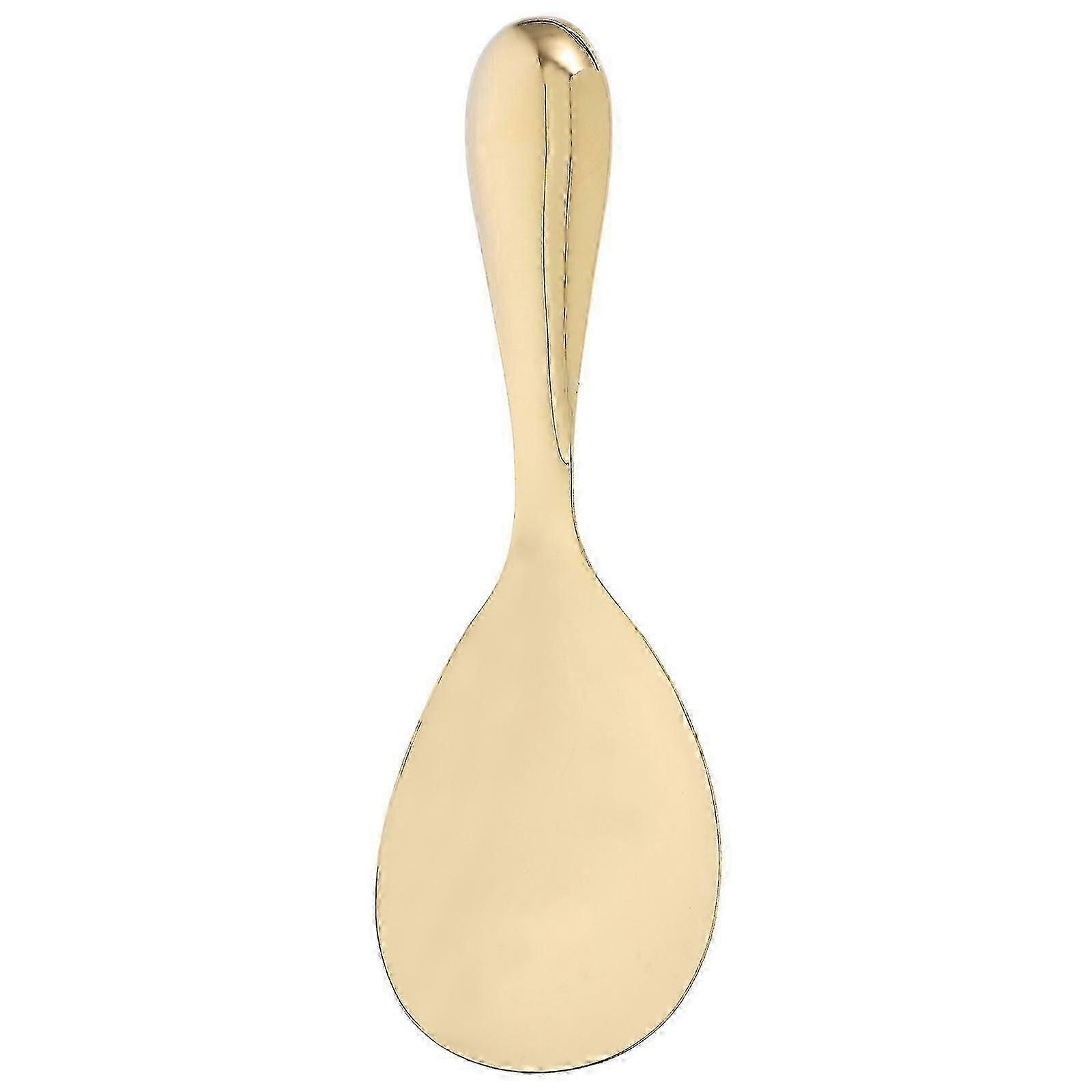 gull serveringsskje rustfritt stål ris servering for måltidstilberedning høyglans speilfinish ergonomisk håndtak 1 stk-yvan
