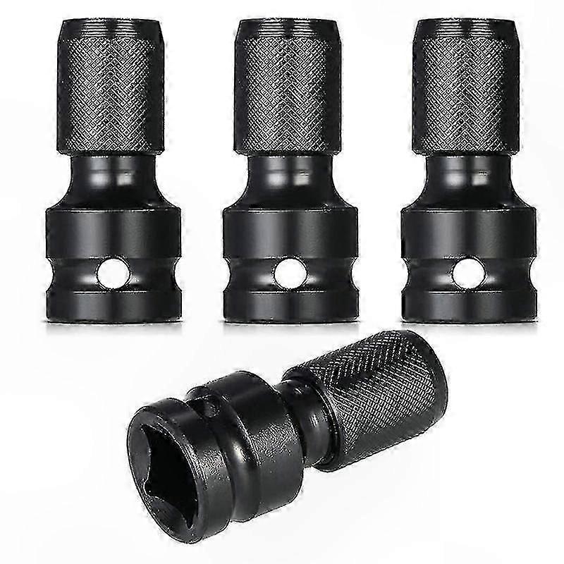 4 Pcs 1/2" to 1/4" Impact Socket Adapter Set