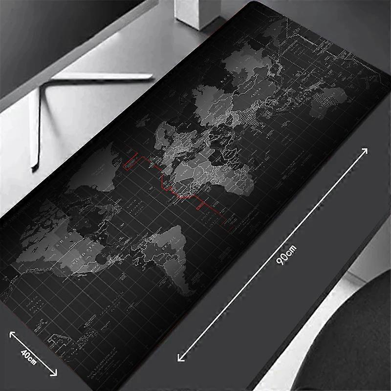 Map Mouse Pad Large Map Desk Mat Protector Gaming Mousepads Office Table Decor Keyboard Long Padding Notebook Computer Gamer Mat