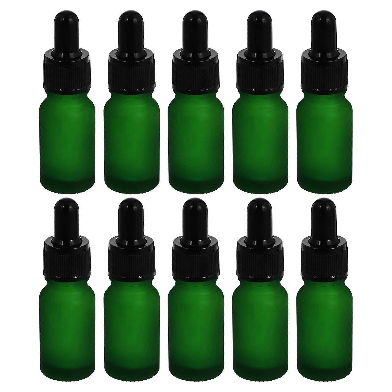 Glass Dropper Bottle Frosted Essential Oil Bottle for Storage 70 Pieces