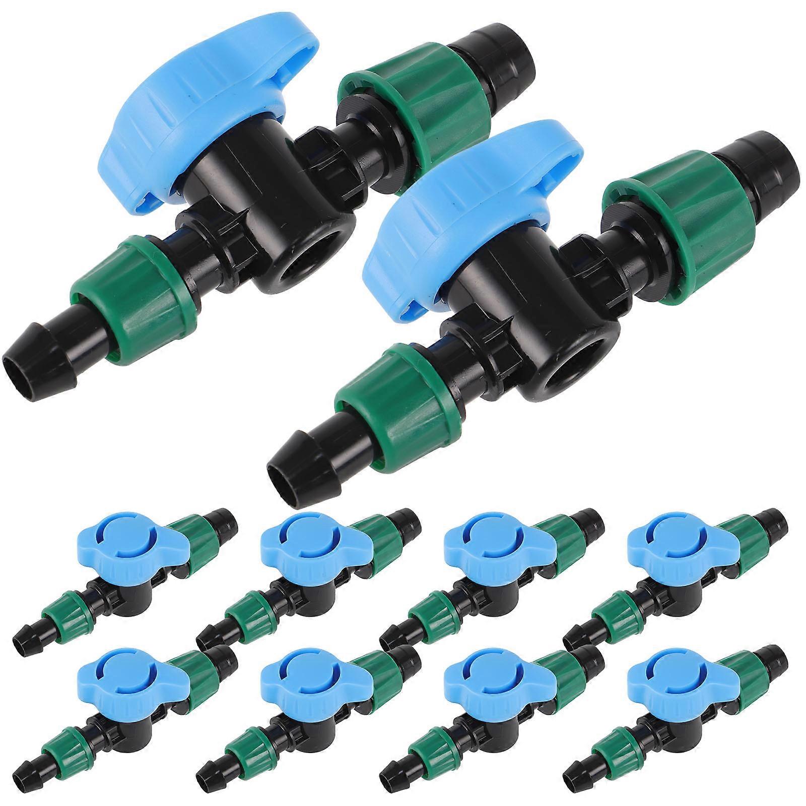 Irrigation System Part Double Lock Cap Valve Valve 20Pcs for Irrigation