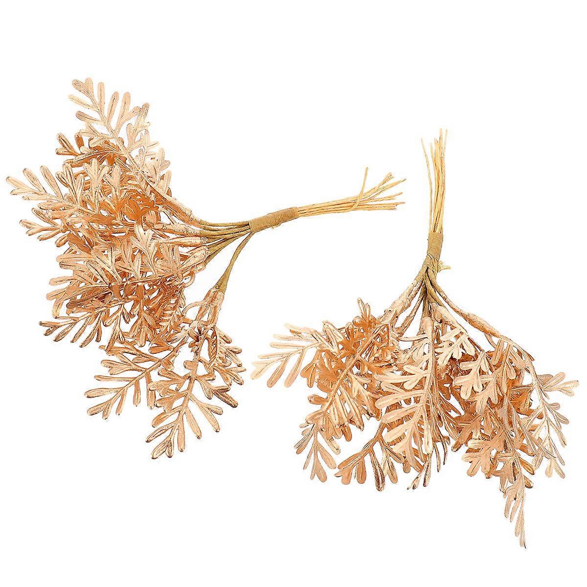 Christmas Pine Picks Pine Cone Sticks for 6Pcs DIY Decorative Gift