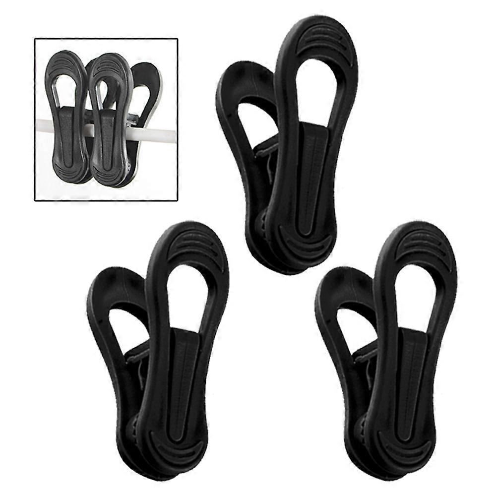 Drying Clip Clothes Multi Purpose Plastic Towel Clips Windproof For Clothesline Utility 25Pcs Black