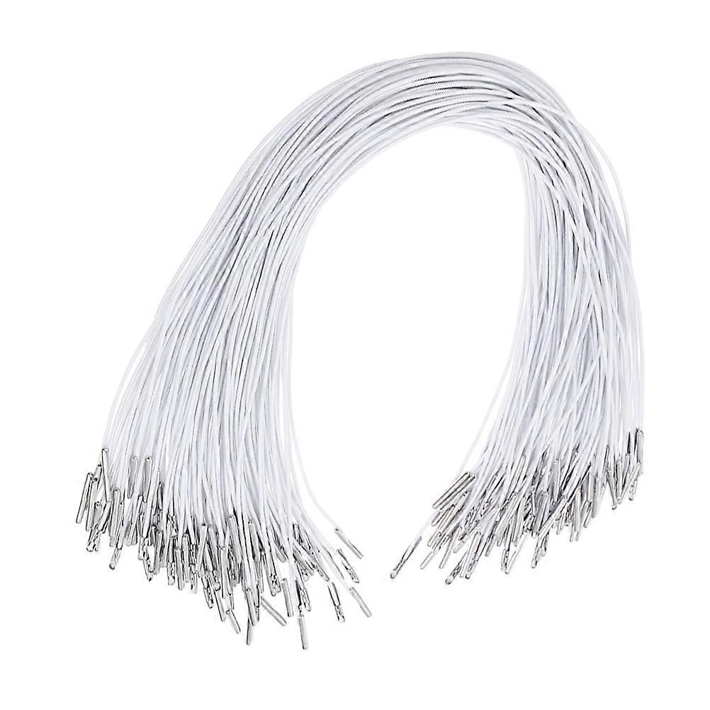Mask Cord Elastic Band Loop for Hats and Masks White Durable Polypropylene Fastening 200Pcs