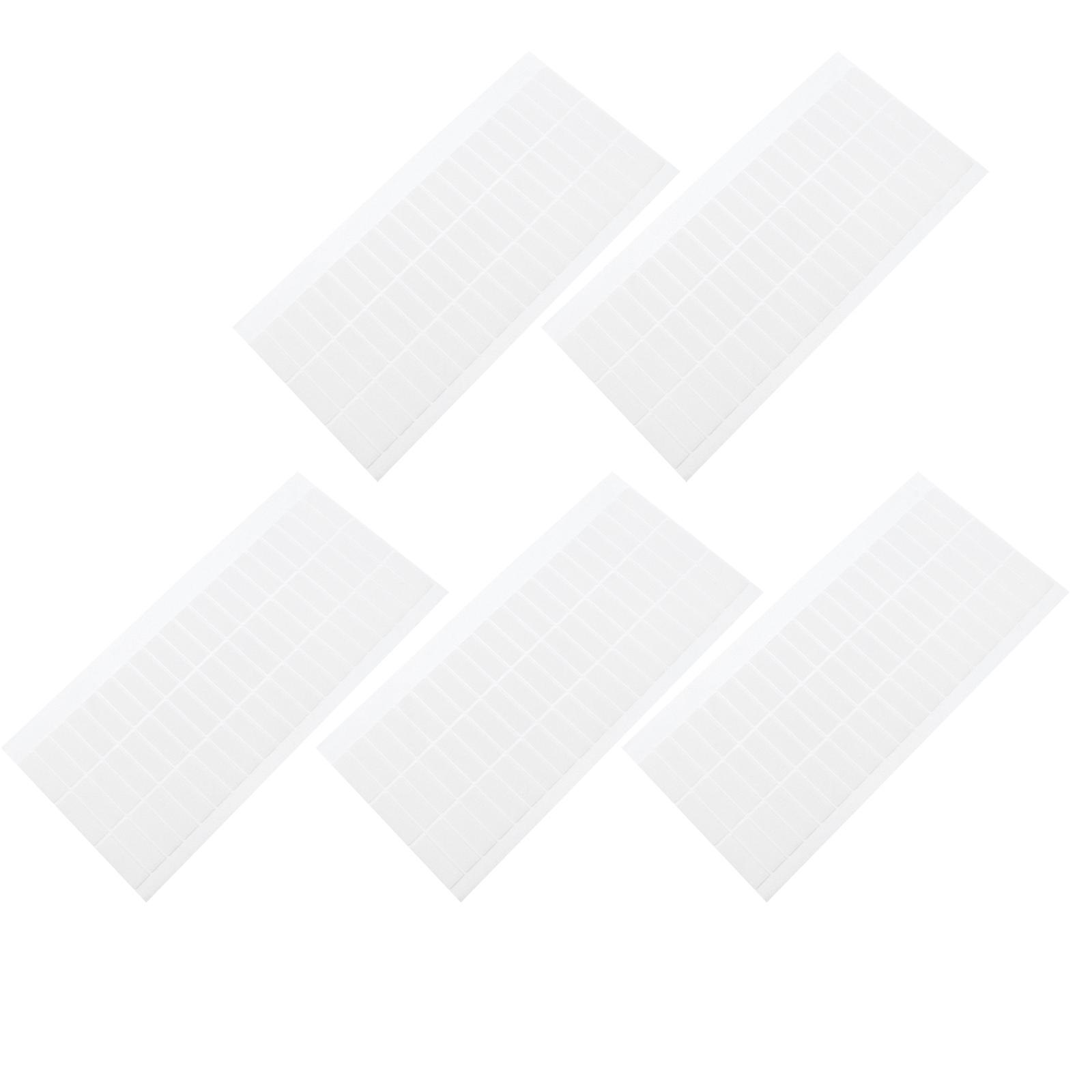 Adhesive Tape White Eva Double Sided Strips for Sticking Use 5 Sheets