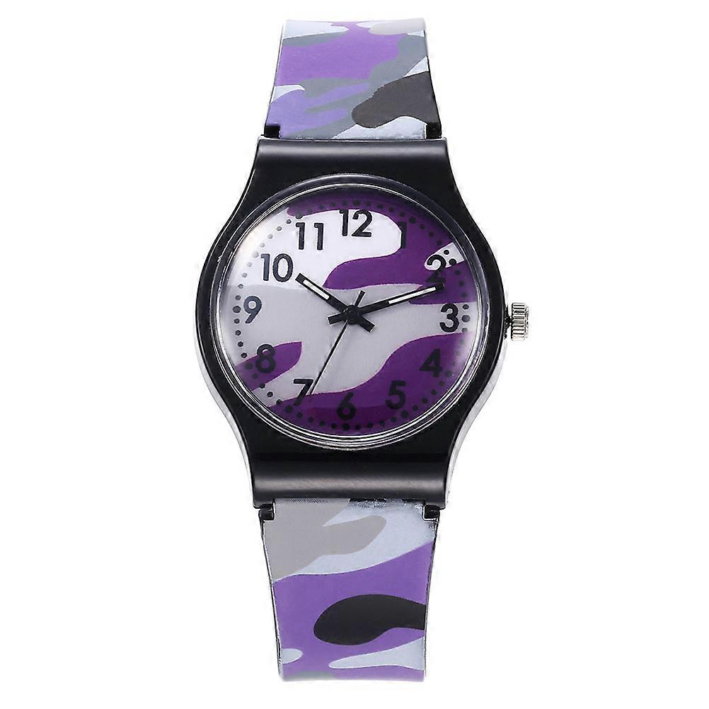 Children Camouflage Watch Durable Kids Watch for Daily Use 1Pcs