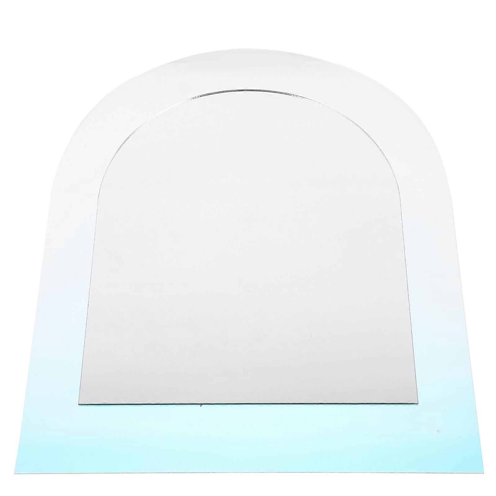 Modern Acrylic Arch Wall Mirror for Makeup Use 4Pcs Wall Decor