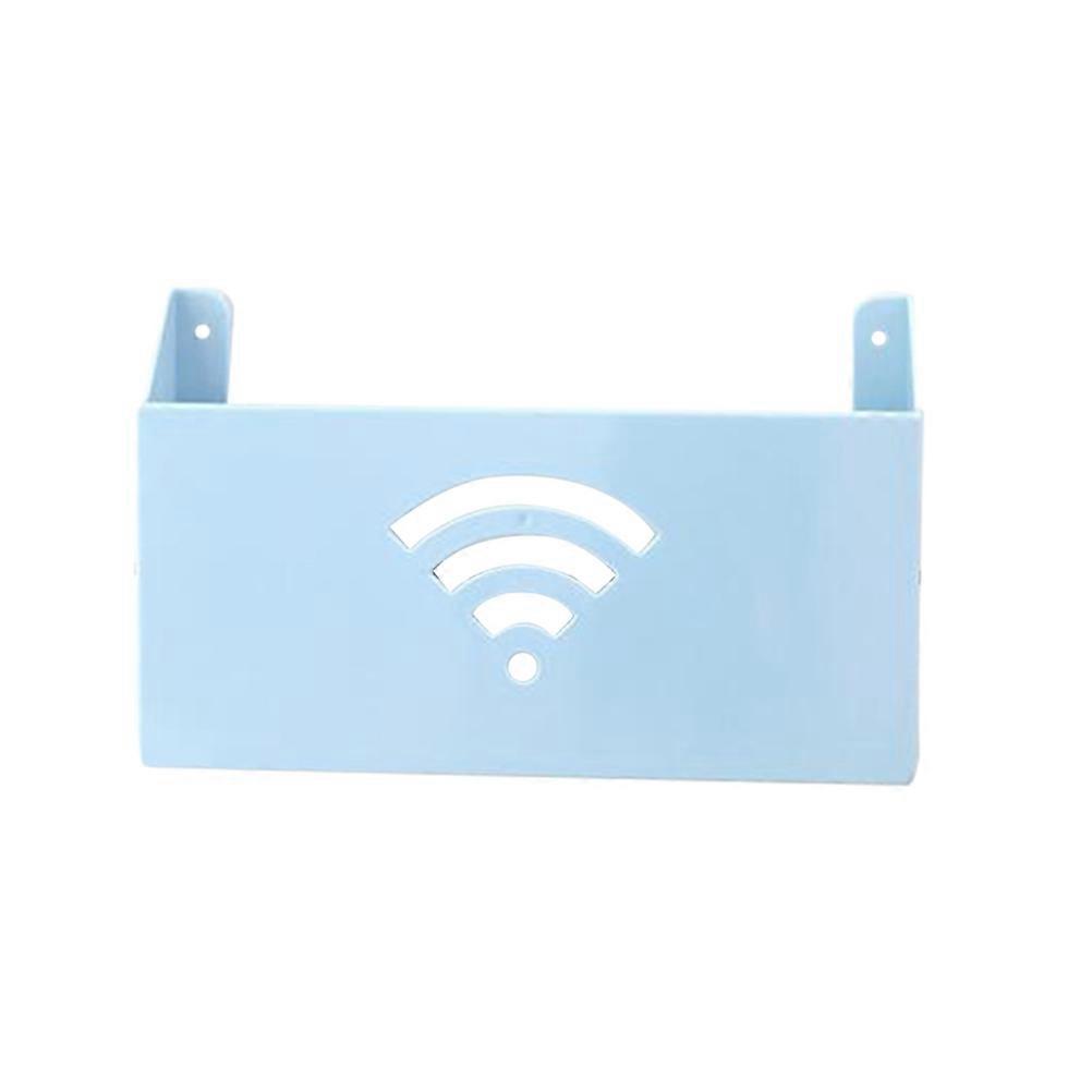 Plastic Wire Container for Storage 3Pcs Blue Hollow Router Storage Box