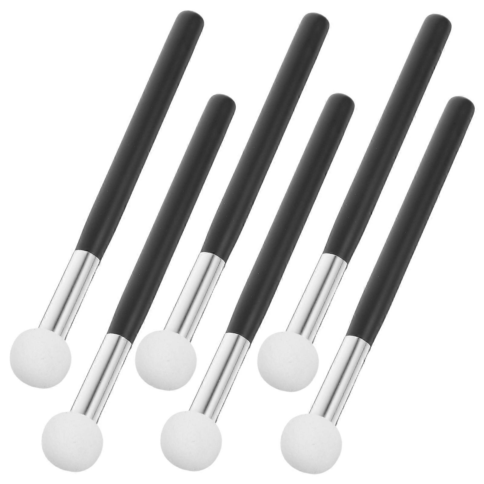 Wet Dry Makeup Tool Sponge with Wood Handle for Foundation 24Pcs