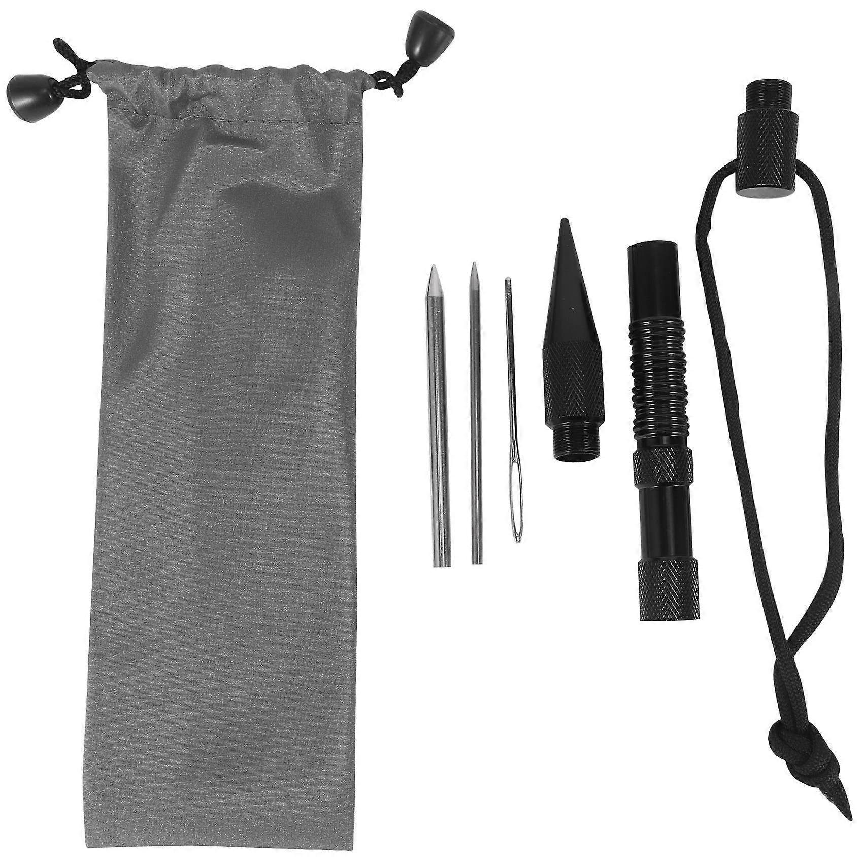 4 Pcs Marlin Spike with Lacing Needles/Fids for Leather Work FID Set