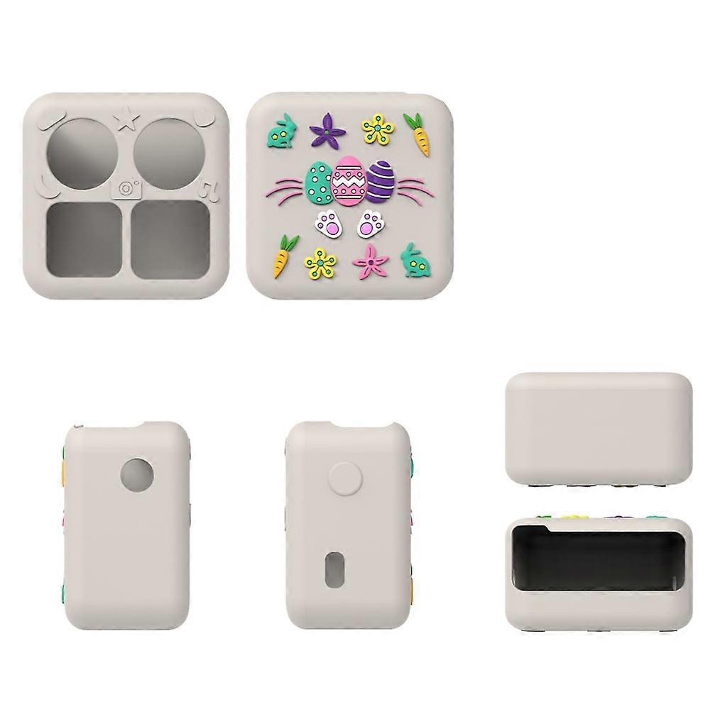 Silicone Case for Yoto Mini, Protective Sleeve with Carry Handle for Kids' Smart Audio Player - Compatible with Yoto Mini