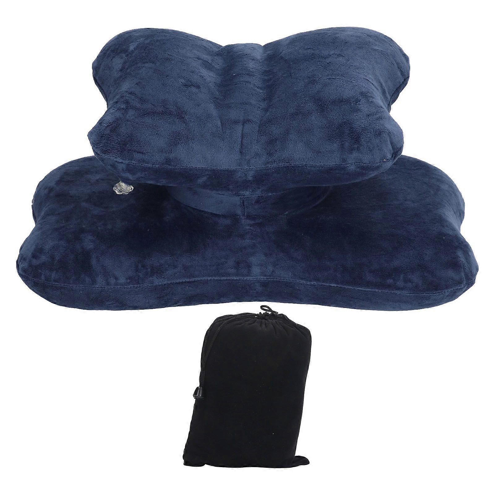 Office Desk Nap Pillow Pain Relief Neck Waist Support Napping Sleeping Pillow Back Sleeper Pillows Blue