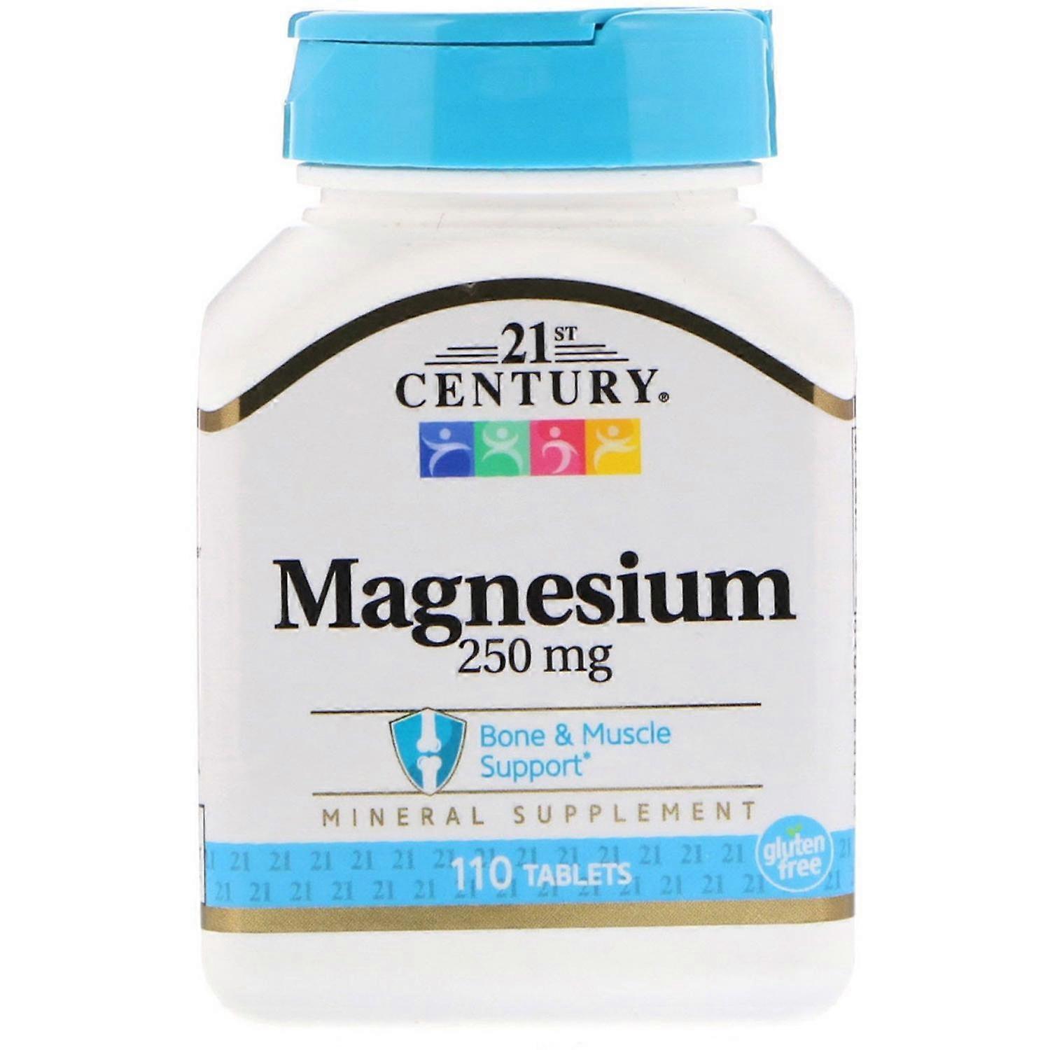 21st Century, Magnesium, 250 mg, 110 Tablets