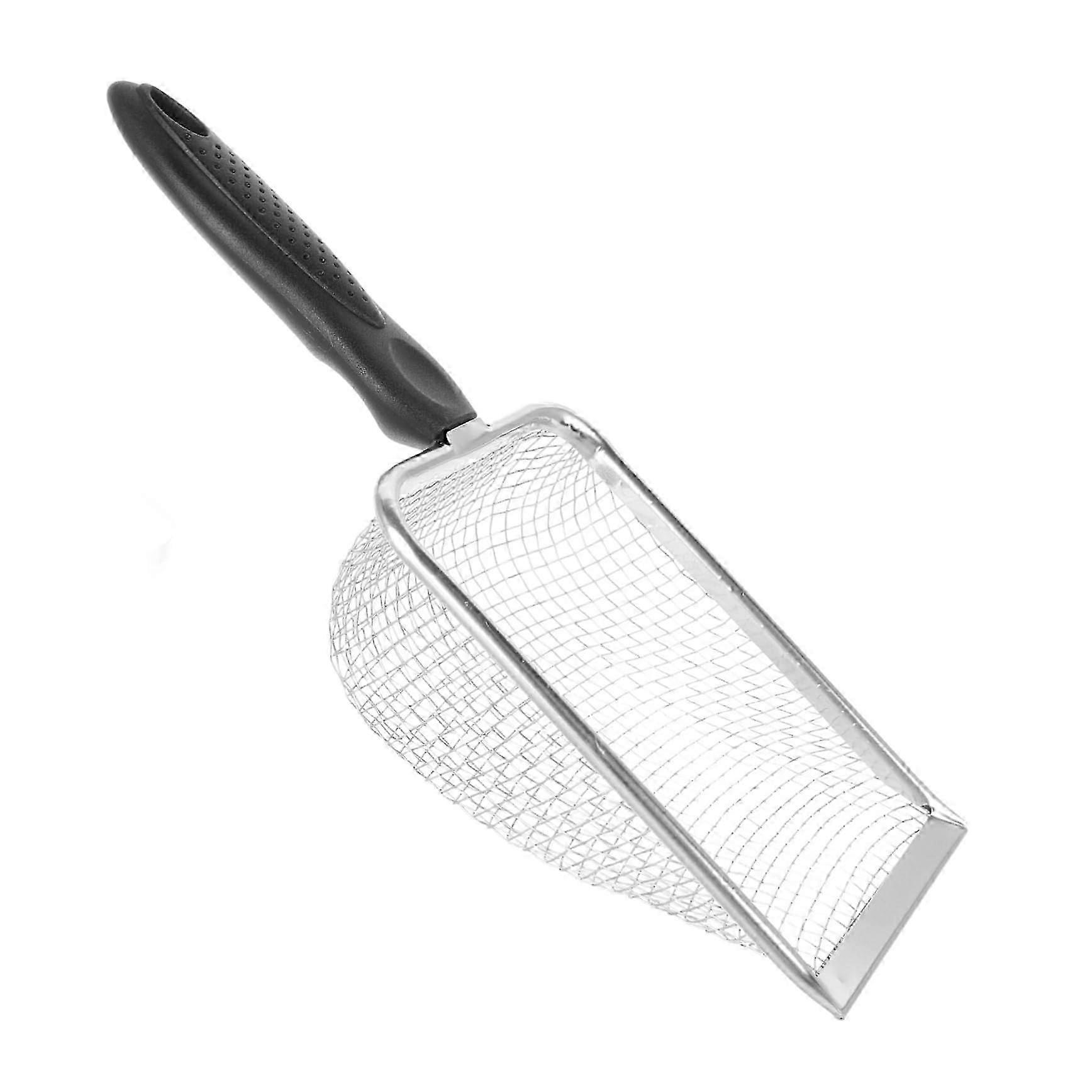 Reptile Sand Scoop Filter Made of Stainless Steel Black