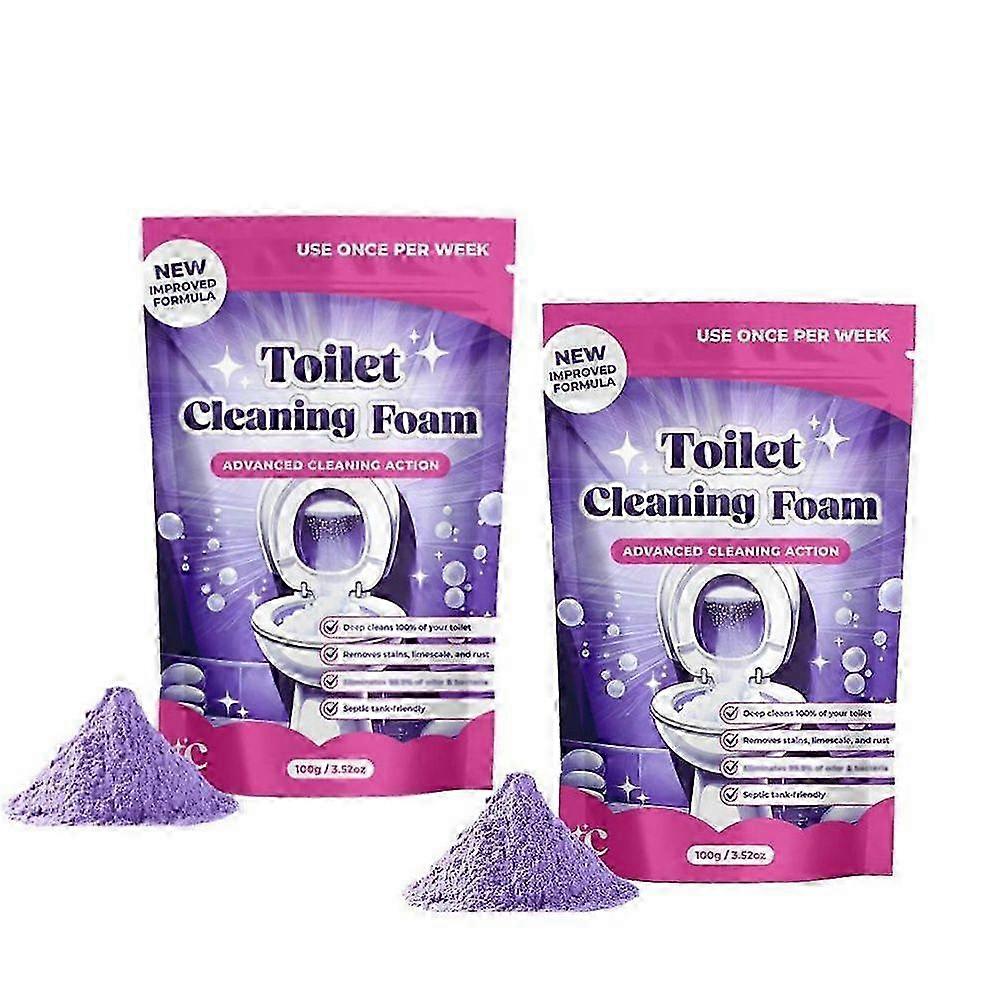 Fizzclean Toilet Foam Cleaner Pack - 5 Times 1-5x Insta-Action Cleaning Foam for Toilets