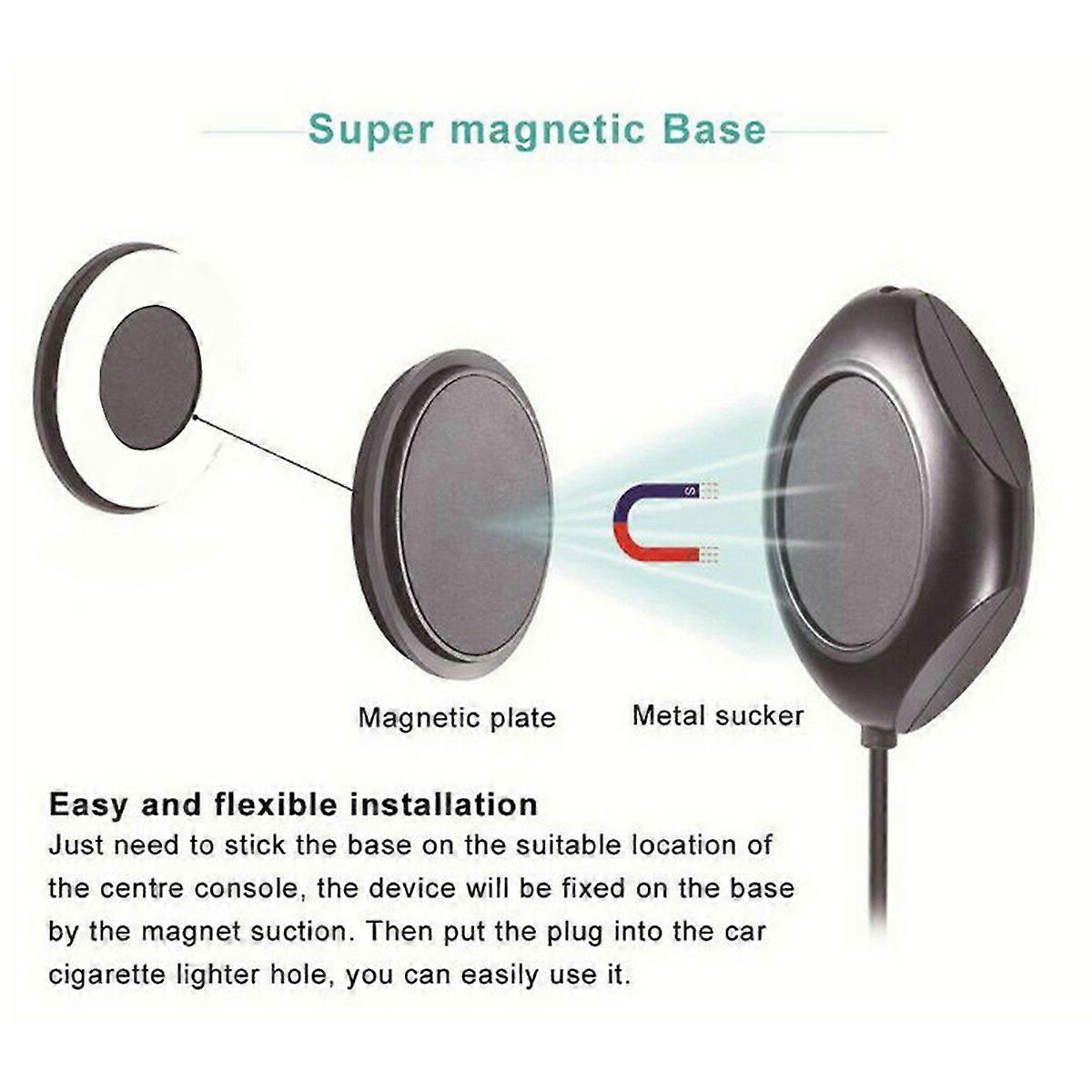 Wireless Car Mp3 Player for Music Black