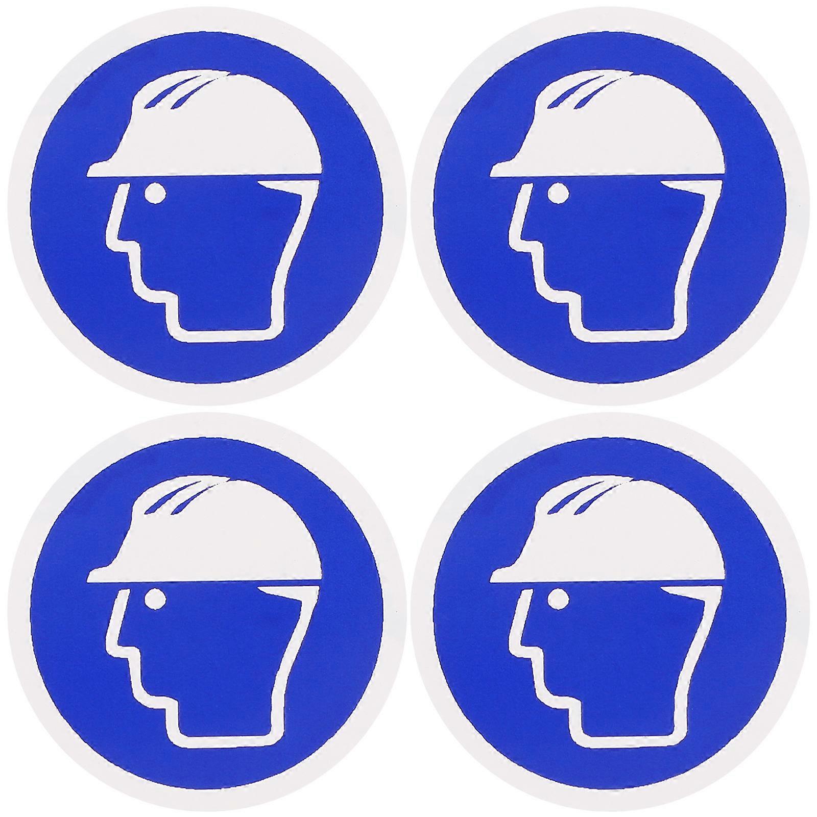 Hard Hat Safety Symbol Sticker for Construction 40Pcs