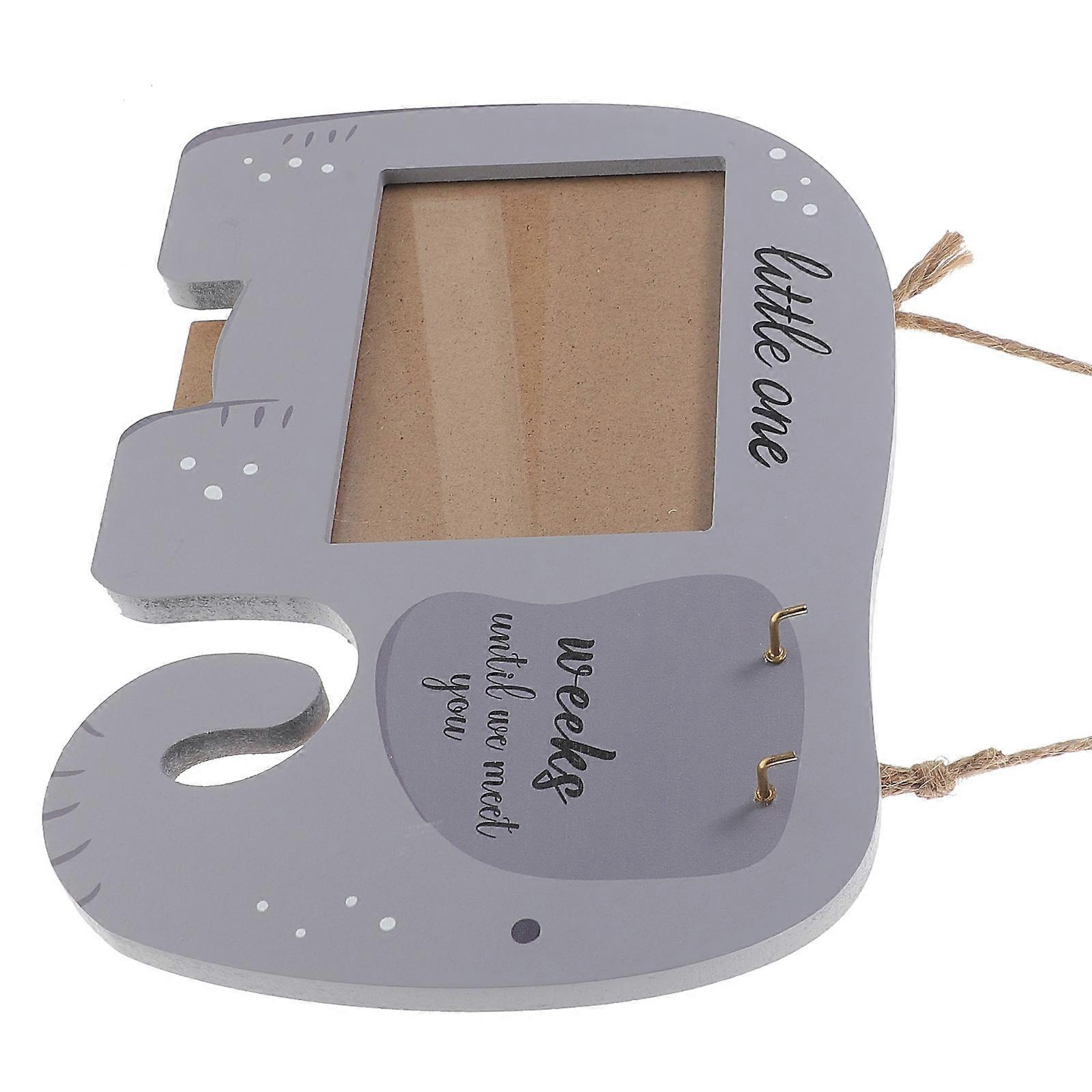 Wooden Sonogram Photo Frame Baby Picture Frame 5Pcs Set for Display