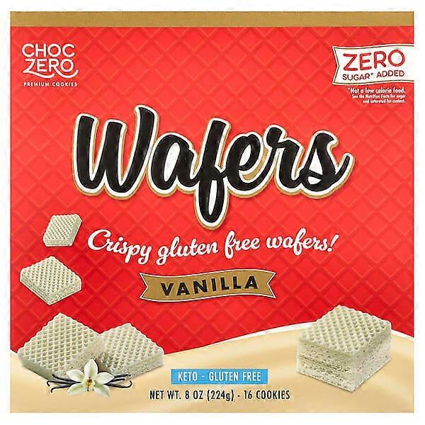 ChocZero, Wafers, Vanilla, 16 Cookies, 8 oz (224 g)