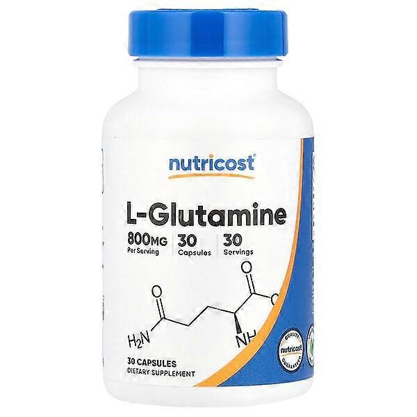 Nutricost, L-Glutamine, 800 mg, 30 Capsules