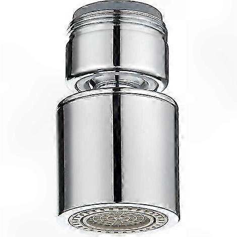 Water-Saving Tap Aerator, 2-Mode Adjustable Flow, 360° Rotating, Durable Metal Build, 24mm Thread Size