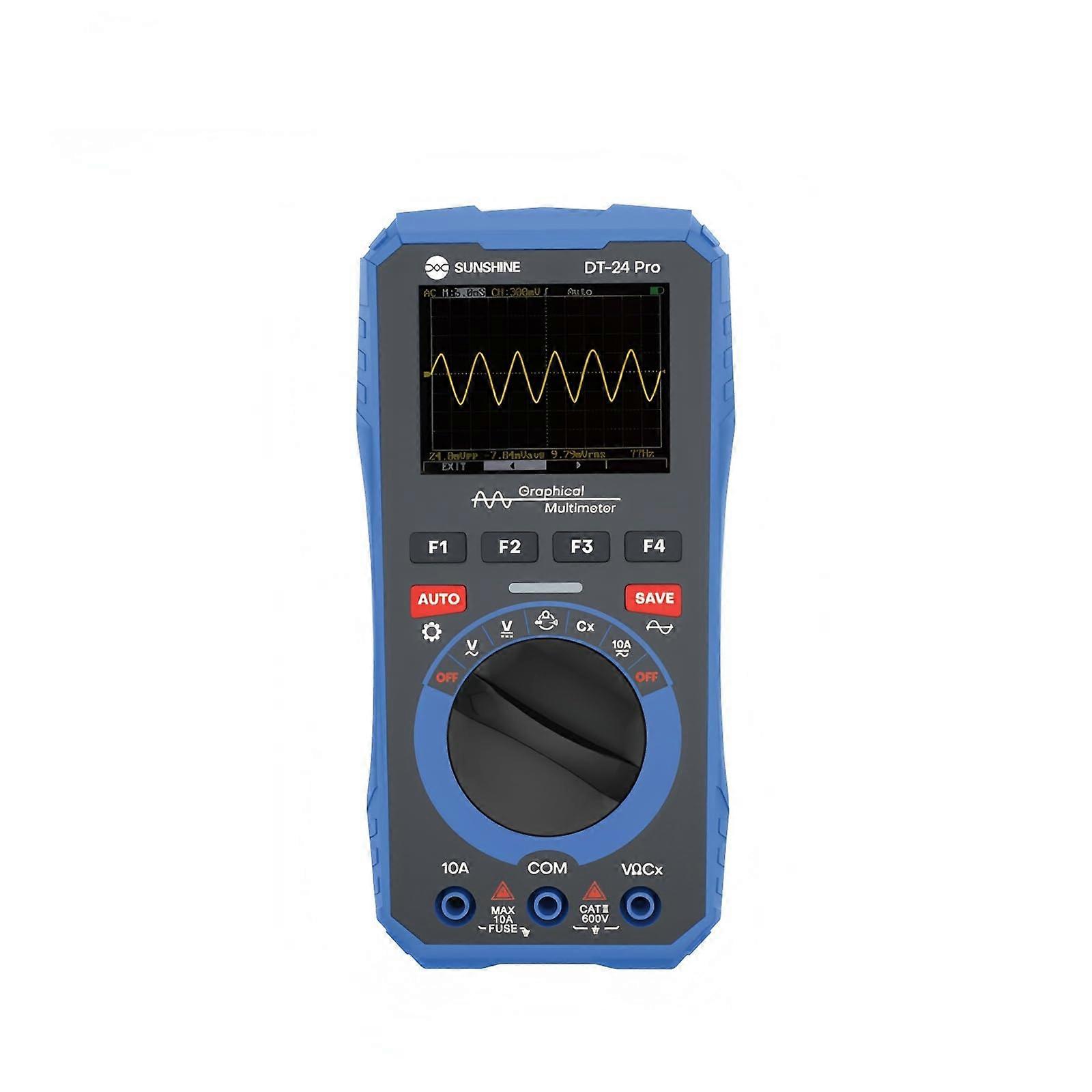 DT24 Pro 2IN1 Oscilloscope Multimeter OneKey Waveform Capture Data Storage And Display