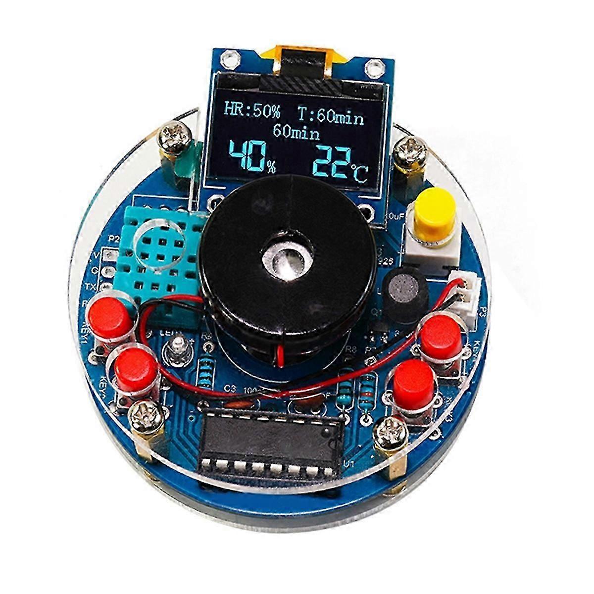 DIY USB Humidifier Atomizing OLED Display Temperature Humidity Circuit Board Kit Manufacturing Weldi