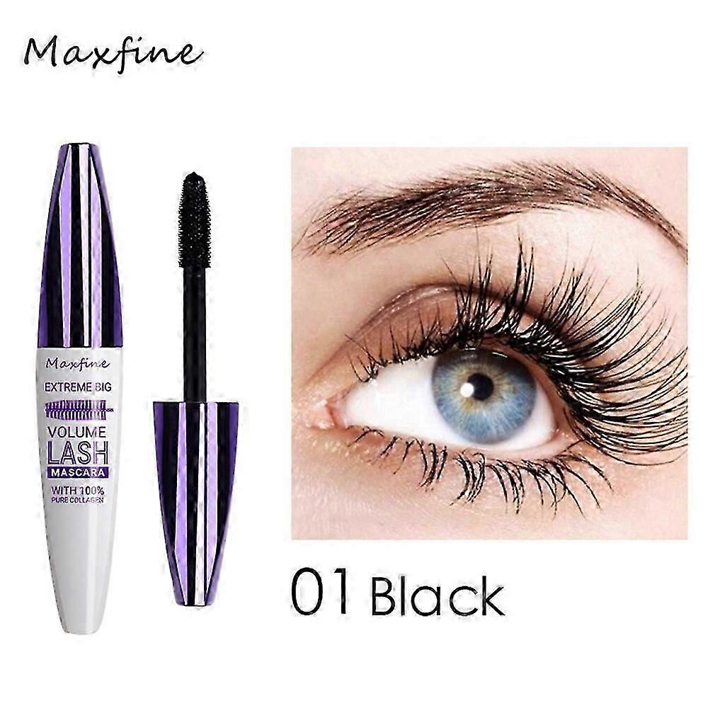 Mascara in fibra di seta 5D squisito per donne, colore spesso, riccio, impermeabile, resistente, per ragazze, ciglia estremamente lisce.