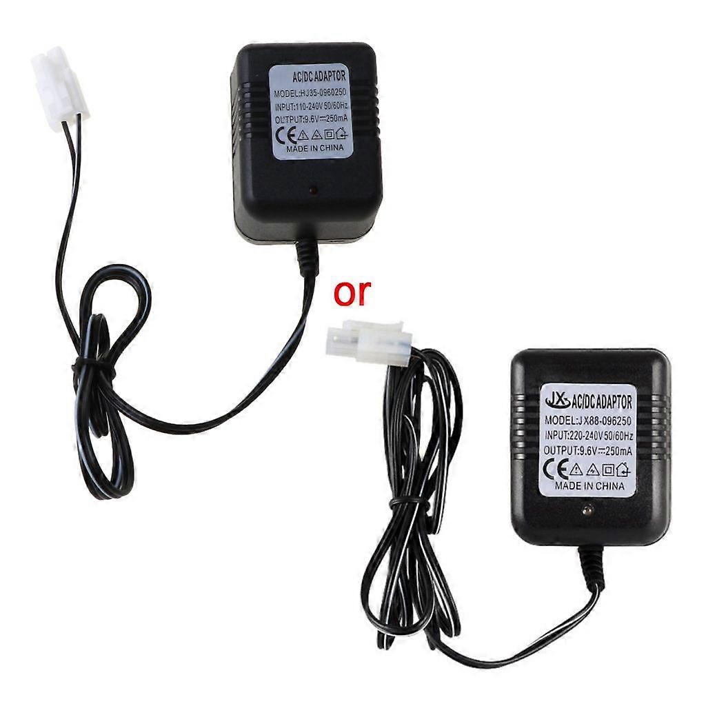 Portable for Smart Charger Charging Adapter for 9.6V 250ma Ni-Cd Ni-MH Battery with KET-2P Plug for RC Remote Car Toys