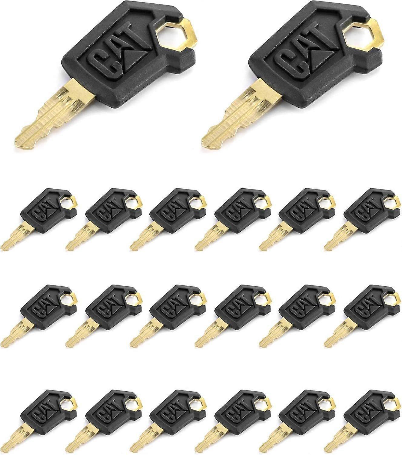 5P8500 Cat Keys  20 Pack Ignition Keys Compatible With Caterpillar Heavy