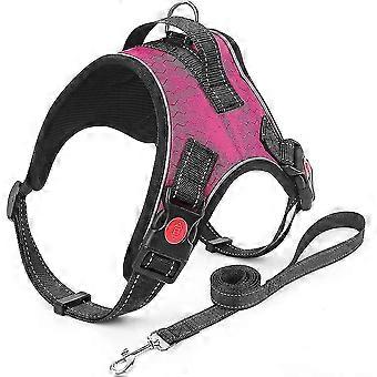 No Pull Dog Harness And Leash Set, Breathable Adjustable Comfort Dog Halter