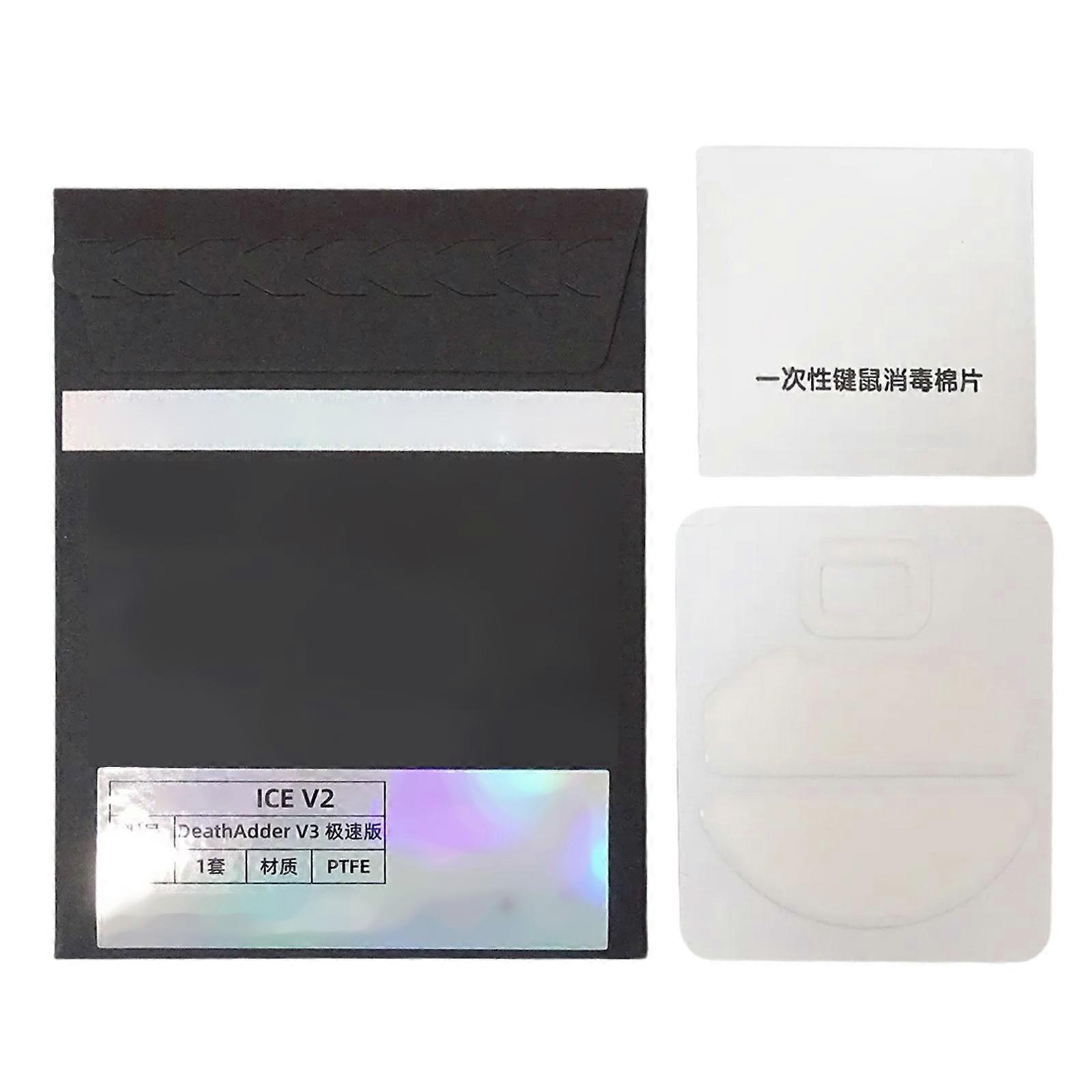 Gaming Mouse Skates Thicked ICE Version Mouse Feet And Arcuate Edges For Deathadder Version3 Hyperspeed Smooth Gliding Multicolor