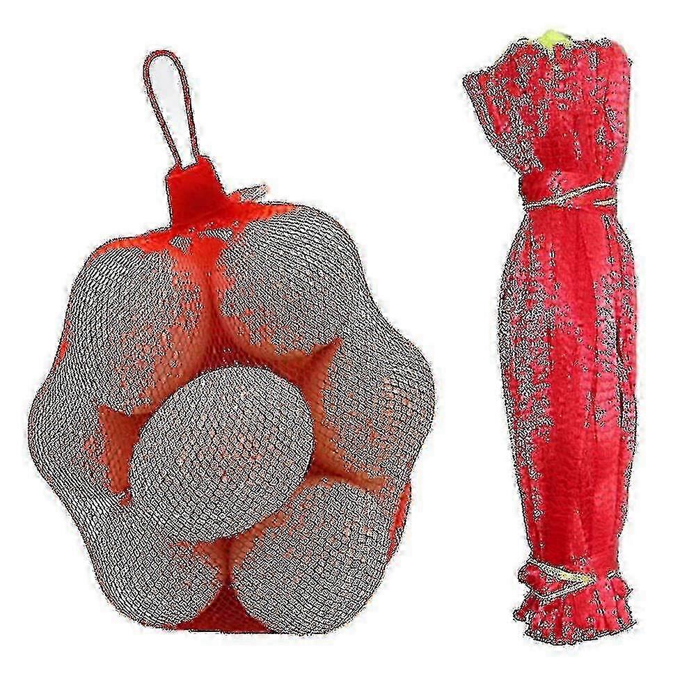 100pcs Reusable Net Bag,nylon Mesh Vegetable Net Bag, Fruit And Vegetable Packaging Net, For Egg Net Bag