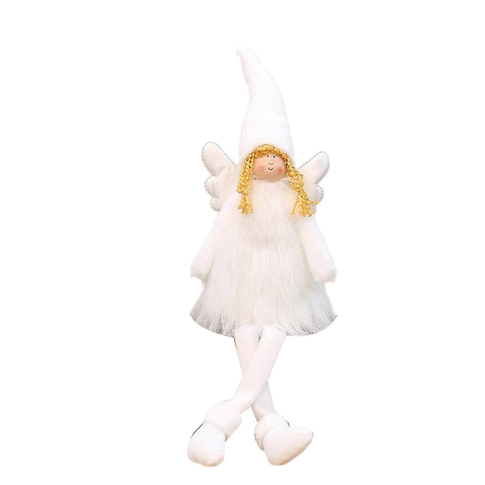 Festival Angelic Wing Plush Stuffed Doll Portable Decorative Accent Portable Winged Plush Display For Home Office Multicolor