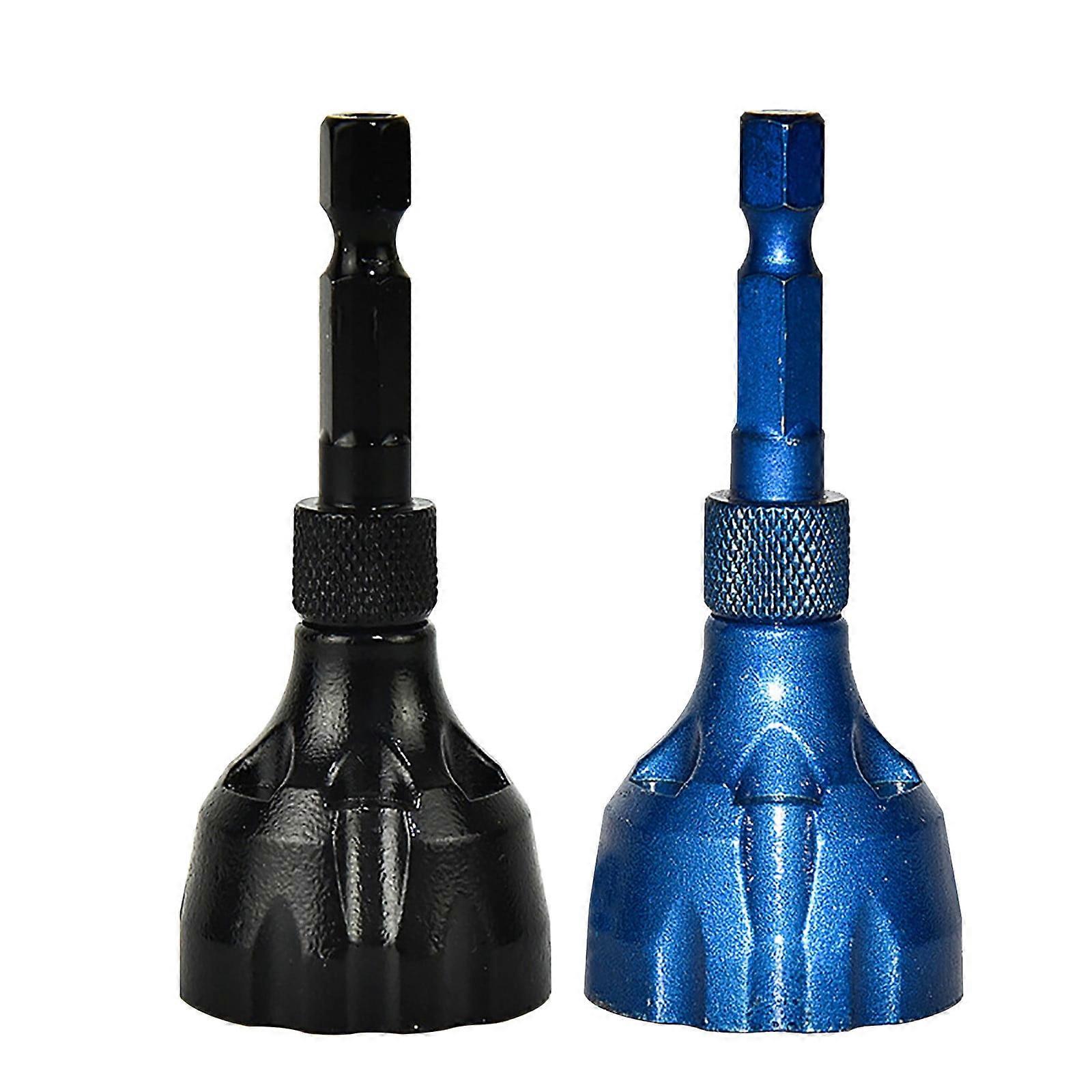 Deburring External Chamfering Tool, compatible with manual/electric drills, 3-edged alloy blade for metal, thread corner rounding