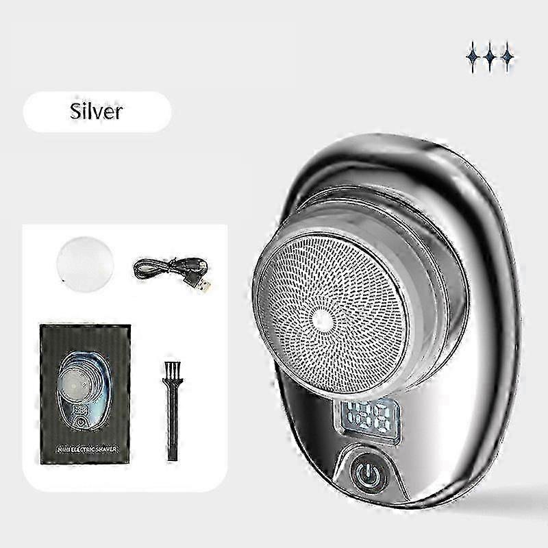 Mini Shaver Portable Electric Shaver, Upgrade with LCD Screen Mini Electric Razor Shavers for Men, One-Button Use, USB Mini Shaver Charging Suitable 2